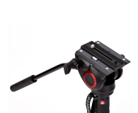 Manfrotto Monopod Video XPRO 4 sekc. + głowica 500PLONG - 1282639 - zdjęcie 5